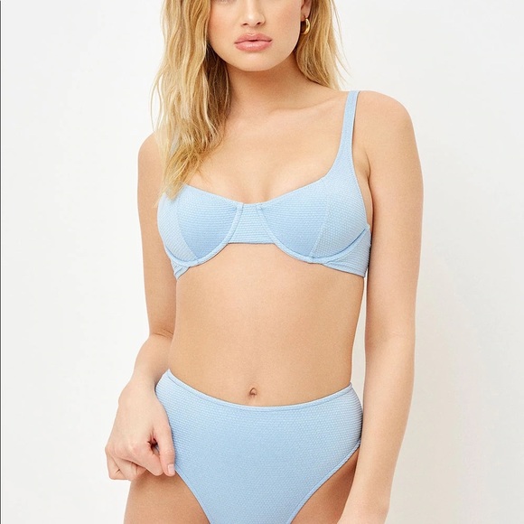 Frankie’s Bikinis Grotto Top in Lagoon - Picture 1 of 4